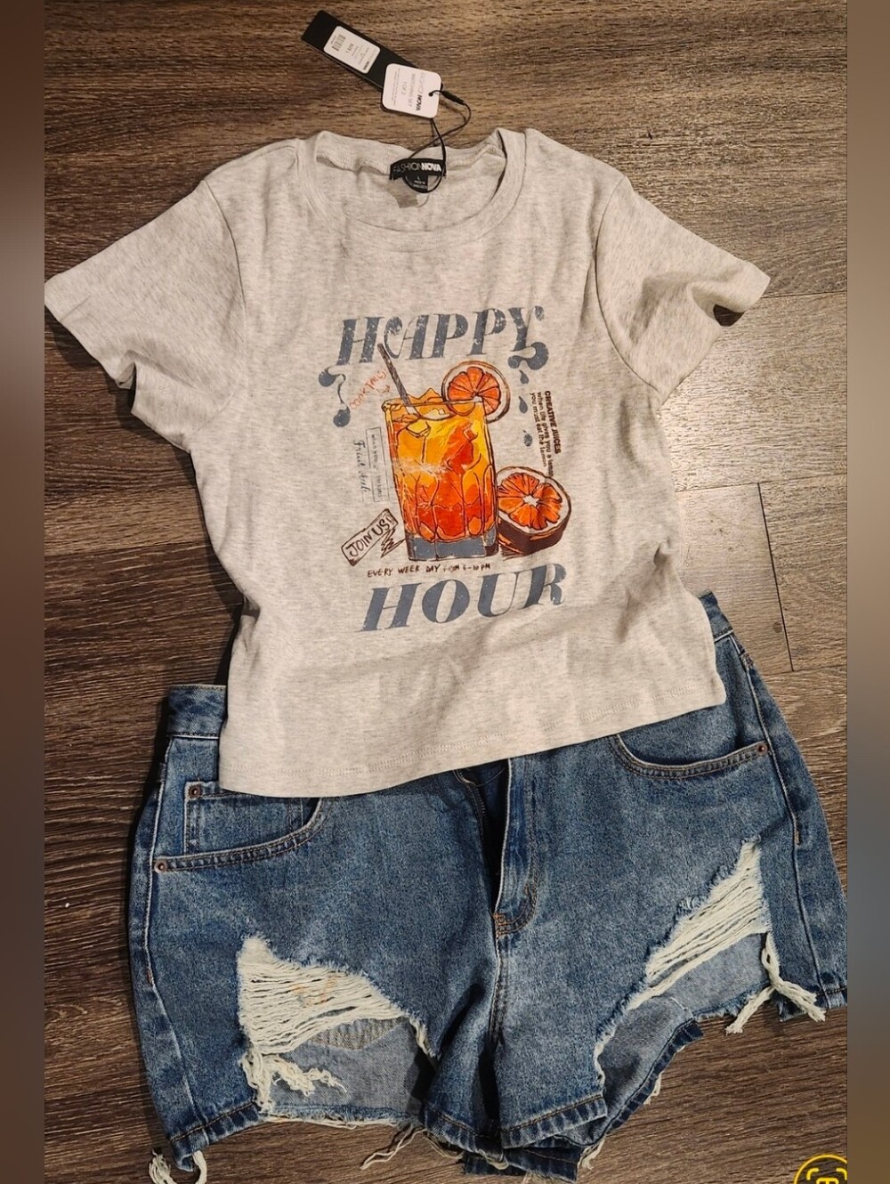 NWT Fashion Nova Happy Hour 2-Piece Outfit Set Size L